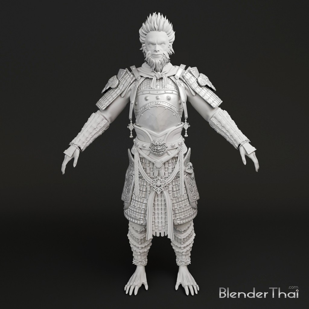  Update งาน เห้งเจีย Blender3d