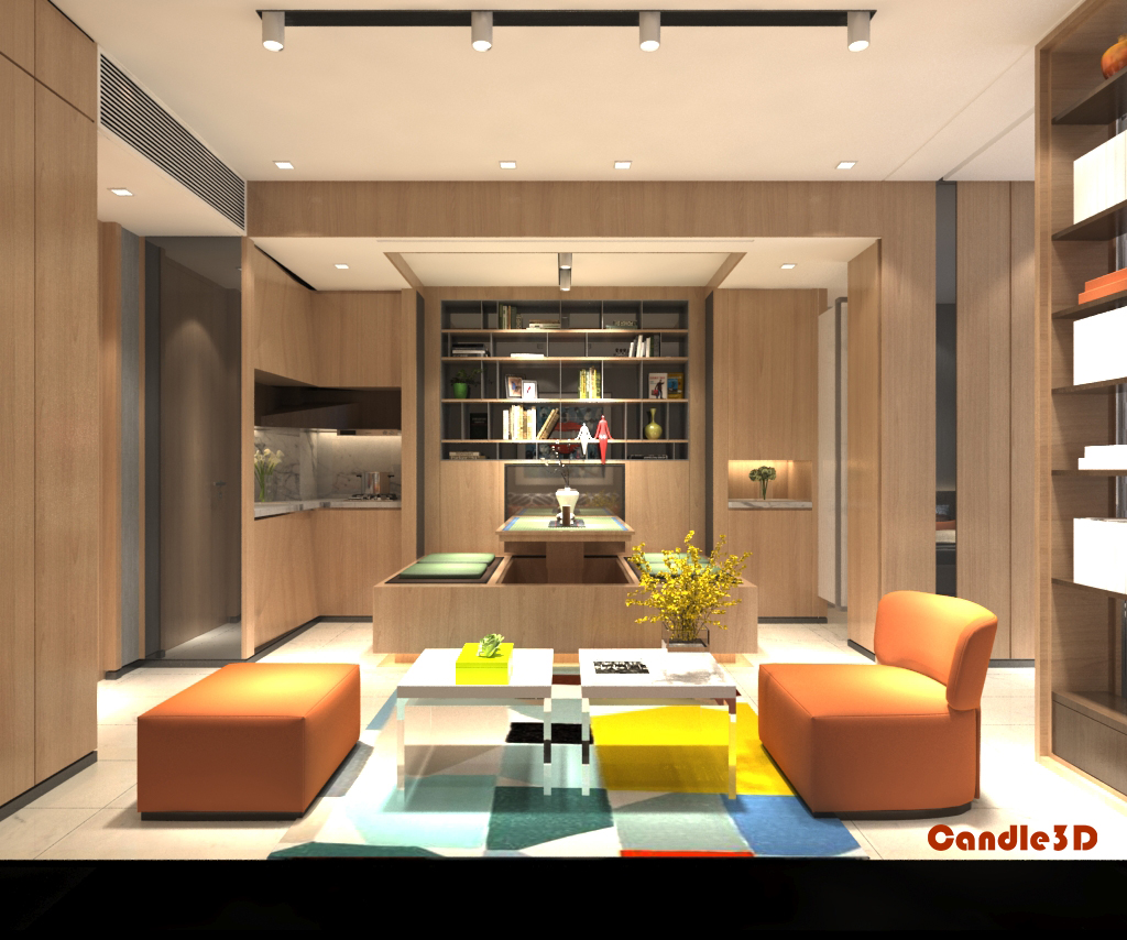 interior rendering with vray & 3ds max | candle3d.com